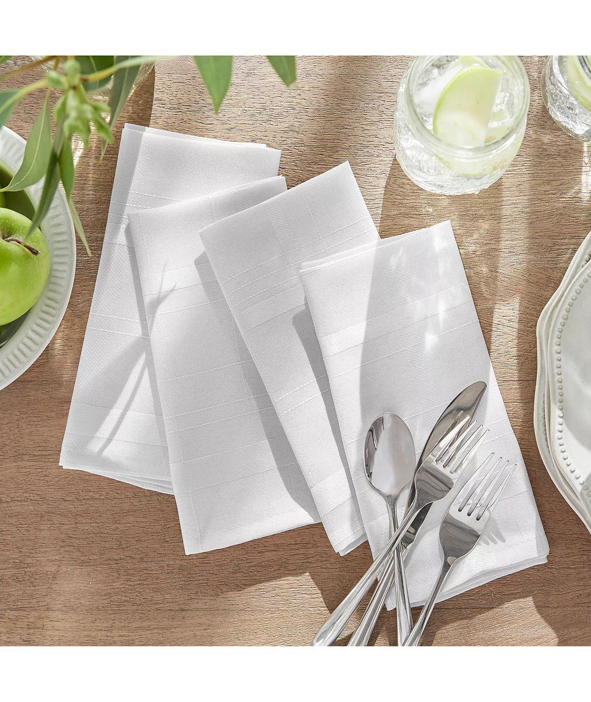 Elrene Plaid Set Of 4 Napkins - Image 5