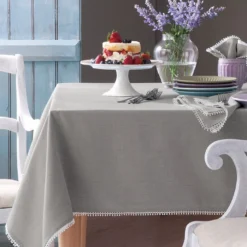 Lenox French Perle Dove Gray Table Linen Collection