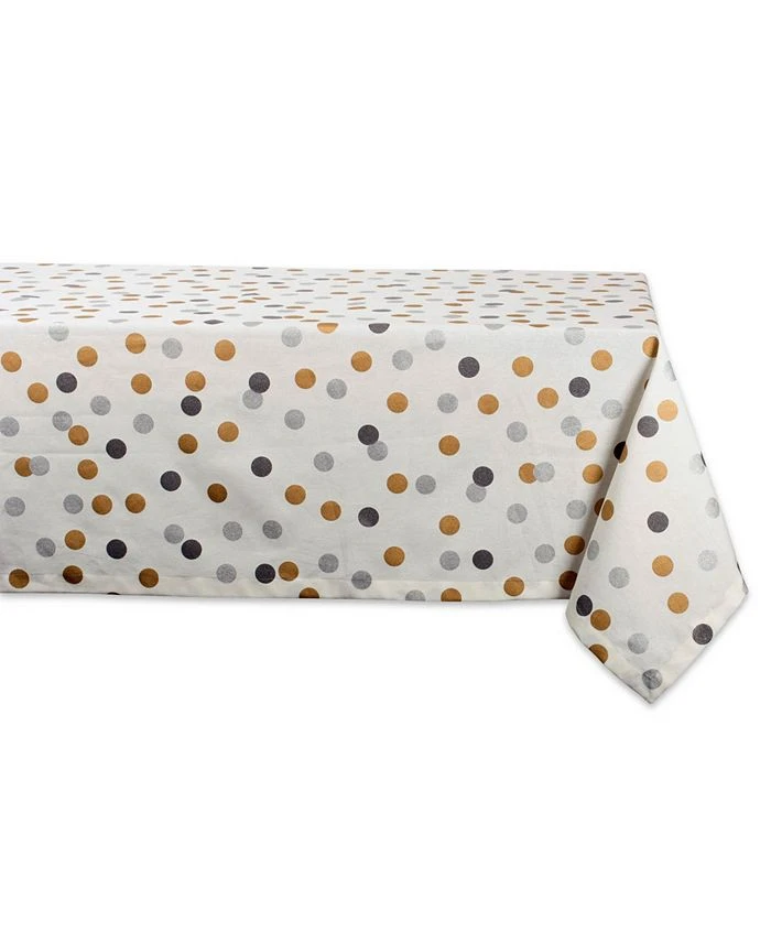 Design Imports Metallic Confetti Tablecloth 60 X 84
