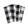Elrene Farmhouse Living Buffalo Check Napkins - Set Of 4