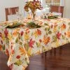 Elrene Autumn Leaves Fall Printed Tablecloth, 60 X 84 Oblong