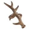 Saro Lifestyle Rustic Napkin Ring With Antler Design, Set Of 4