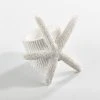 Saro Lifestyle Neptune Collection Starfish Napkin Ring, Set Of 4