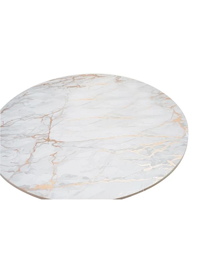 Dainty Home Foiled Marble Granite Thick Cork Heat Resistant 15 Placemats - Set Of 2 - Image 4