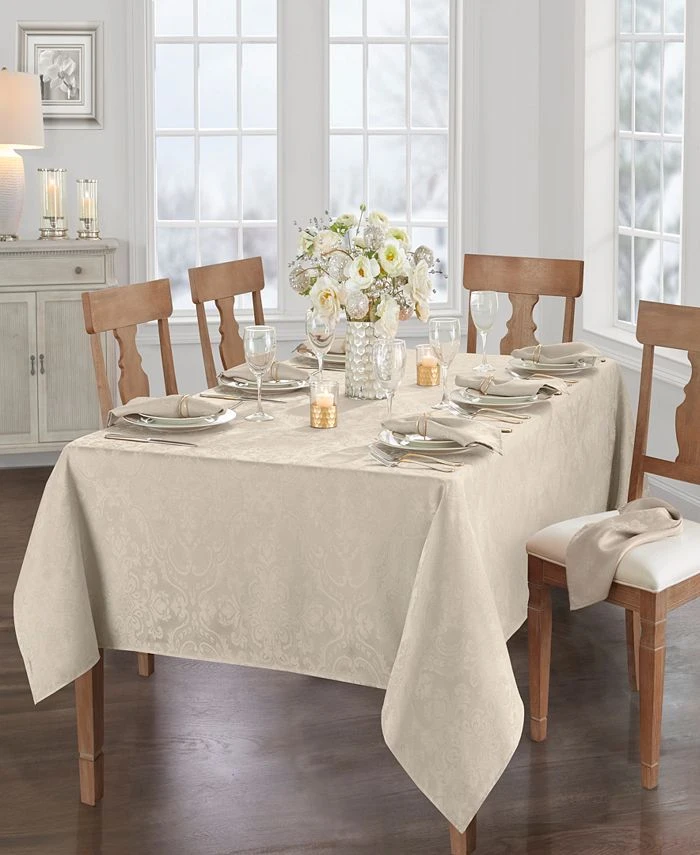 Elrene Caiden Damask Tablecloth - 60 X 144