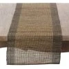 Saro Lifestyle Nubby Texture Border Design Woven Table Runner