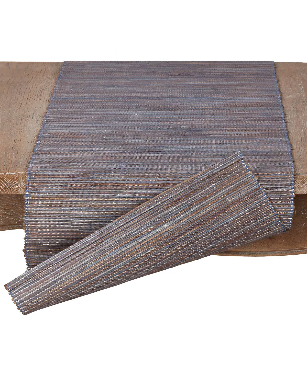 Saro Lifestyle Himmering Woven Nubby Texture Water Hyacinth Table Runner - Image 6