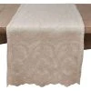 Saro Lifestyle Newashed Table Runner With Embroidered Design