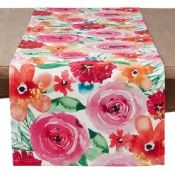Saro Lifestyle Nta Monica Floral Design Runner
