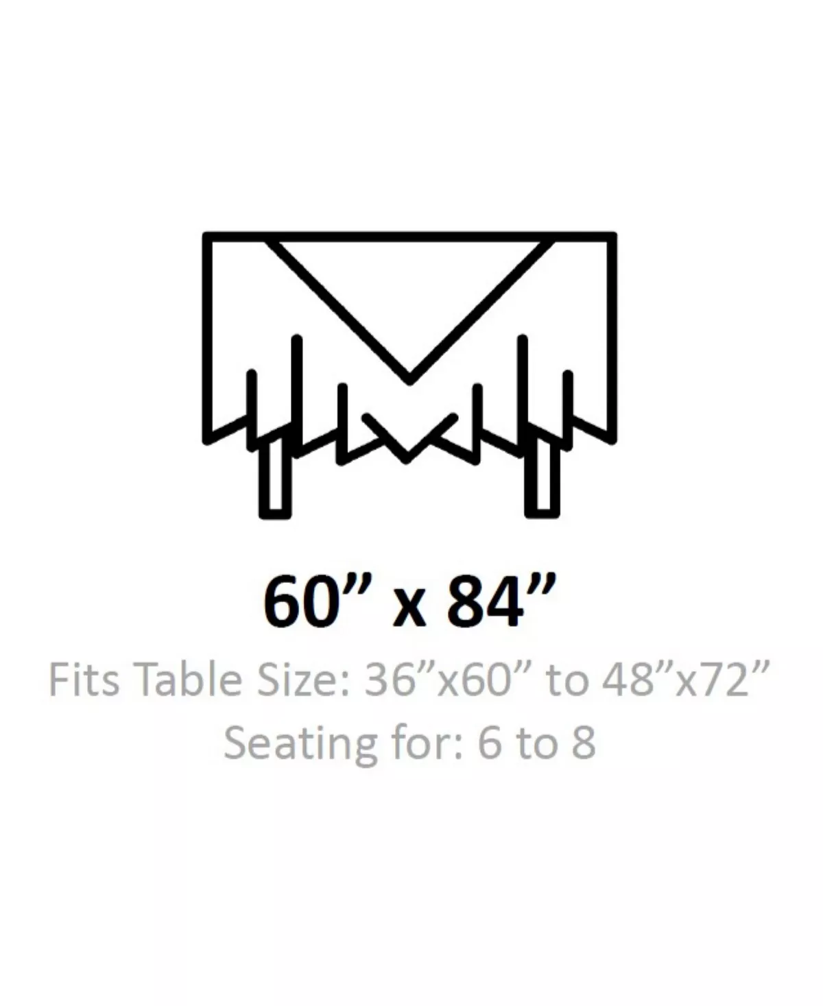 Design Imports Metallic Confetti Tablecloth 60 X 84 - Image 4