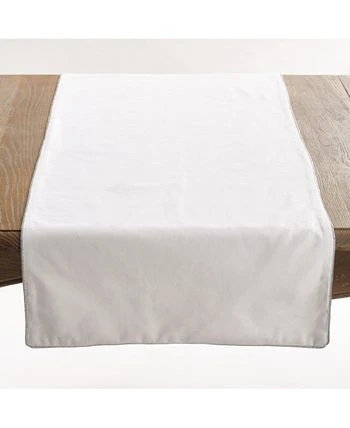 Saro Lifestyle Uana Collection Metallic Trimmed Table Runner - Image 2