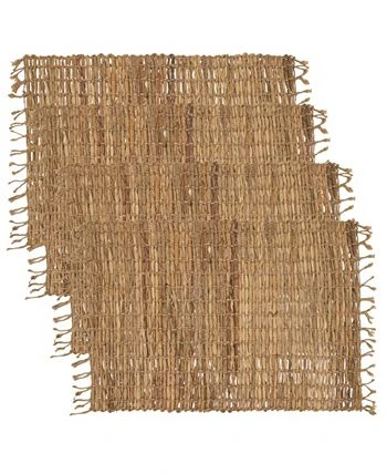 Saro Lifestyle Water Hyacinth Placemat Set Of 4 - Image 2