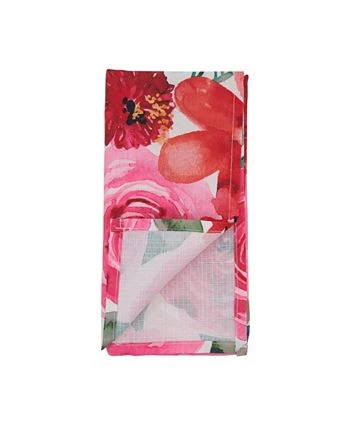 Saro Lifestyle Nta Monica Floral Napkin Set Of 12 - Image 2