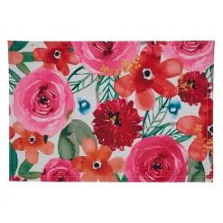 Saro Lifestyle Nta Monica Floral Placemat Set Of 4