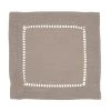 Saro Lifestyle Hemstitched Border Cocktail Napkin Set Of 12