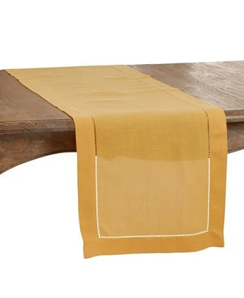 Saro Lifestyle Runner With Hemstitched Border - Image 3