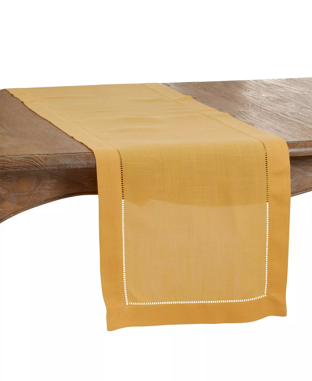 Saro Lifestyle Runner With Hemstitched Border