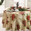 Elrene Festive Poinsettia Holiday Collection