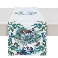 Laural Home Olive Grove 13x72 Table Runner