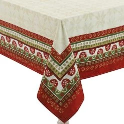 Laural Home Simply Christmas Tablecloth 70 X 84