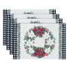 Laural Home Christmas Trimmings Placemat - Set Of 4
