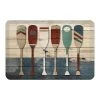 Laural Home Playful Oars Kitchen Mat