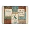 Laural Home Faith, Family Friends Kitchen Mat