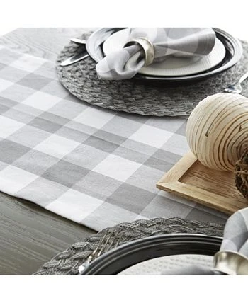 Design Imports Buffalo Check Table Runner, 14 X 108 - Image 5