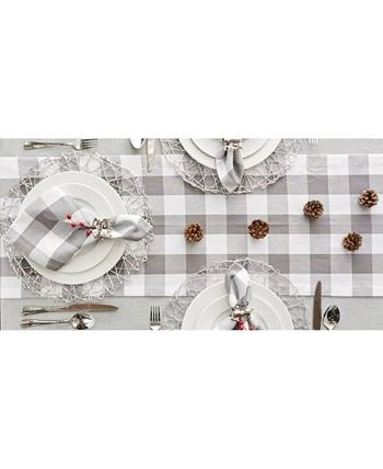 Design Imports Buffalo Check Table Runner, 14 X 108 - Image 7