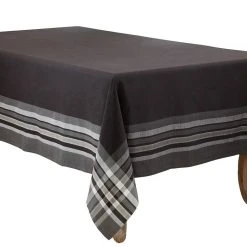 Saro Lifestyle Ped Border Design Tablecloth