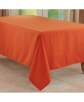 Saro Lifestyle Everyday Design Solid Color Tablecloth, 120 X 65 - Image 2