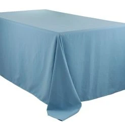 Saro Lifestyle Everyday Design Solid Color Tablecloth, 132 X 90