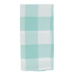 Saro Lifestyle Buffalo Plaid Check Pattern Design Cotton Napkins, Set Of 4, 20 X 20