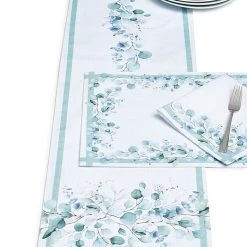 Elrene Newbridge Eucalyptus Bliss Engineered Heat Transfer Fabric Collection