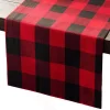 Elrene Farmhouse Living Holiday Buffalo Check Table Runner