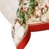 Elrene Snowman Winterland Holiday Snowflake Rectangle Tablecloth