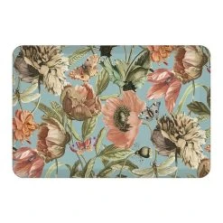 Laural Home Vintage-Like Bloom Garden Kitchen Mat, 20 X 30