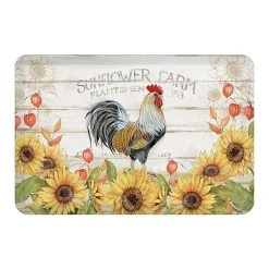 Laural Home Sunflower Farm Kitchen Mat, 20 X 30
