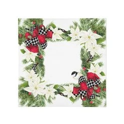 Laural Home Christmas Trimmings Napkin Set, 20 X 20