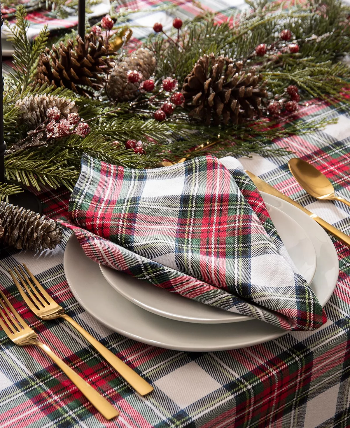 Elrene Christmas Classic Holiday Plaid Collection - Image 2
