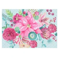 Laural Home Boho Christmas Set Of 4 Placemats, 13 X 19