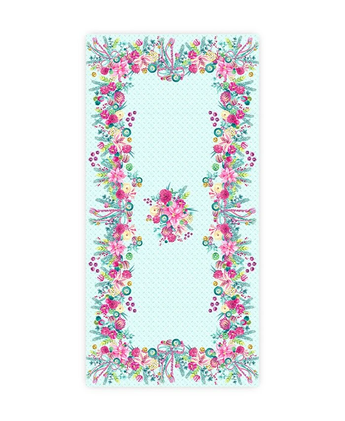 Laural Home Boho Christmas Tablecloth, 70 X 144