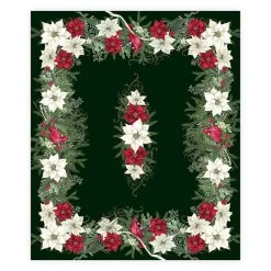 Laural Home Christmas Elegance Tablecloth, 70 X 84