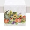 Laural Home Cornucopia Harvest Runner, 13 X 90