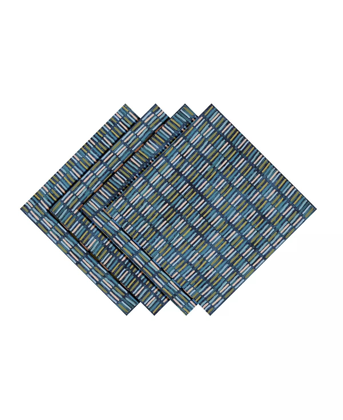 Laural Home Embellished Shells Set Of 4 Napkins, 20 X 20