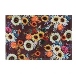 Laural Home Fall Feathers Set Of 4 Placemats, 13 X 19