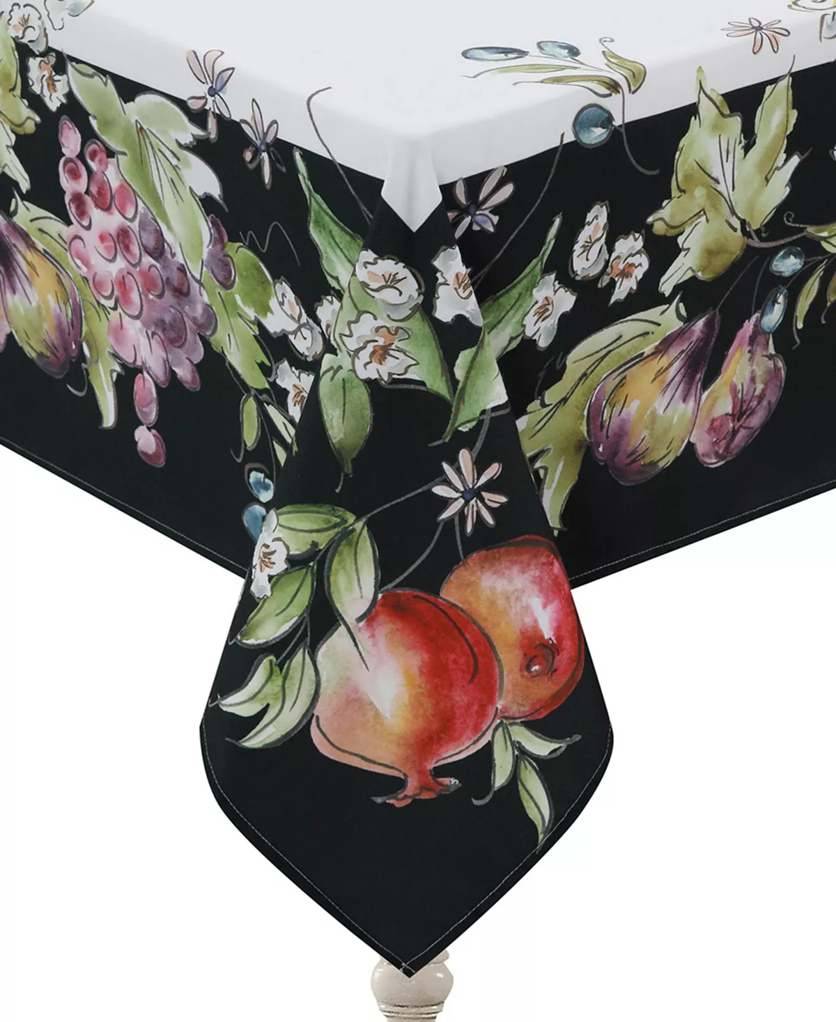 Laural Home Tuscan Fruit Sketch Tablecloth, 70 X 120 - Image 3