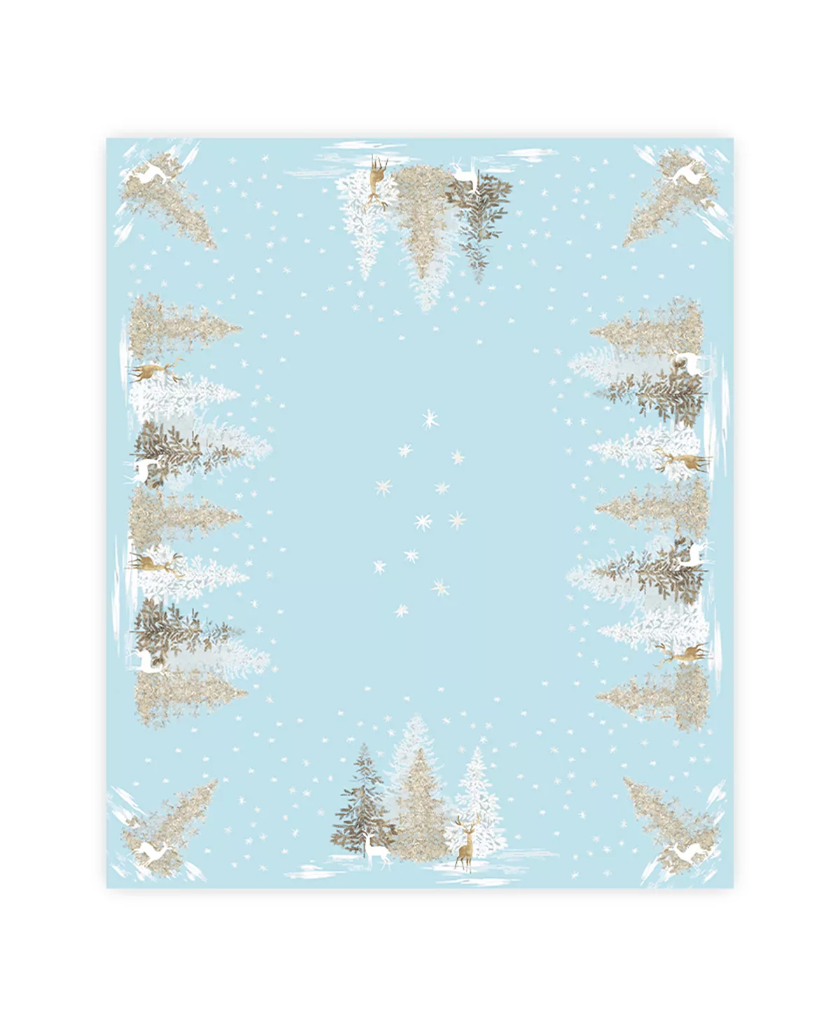 Laural Home Winter Wonderland Tablecloth, 70 X 84 - Image 3