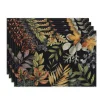 Laural Home Sophisticated Autumn Set Of 4 Placemats, 13 X 19