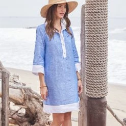 Karen Kane Contrast Shirtdress